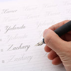 Engraved Copperplate Calligraphy Pen with Flex Nib for Elegant Handwriting