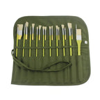 Calligraphy Brushes Storage Bag, Painting Brushes Canvas Storage Bag, Roll up Pen Bag, Watercolour and Gouache Brushes