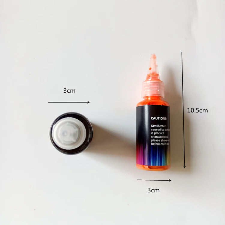 30ML Spray Gun Water Pigment DIY Painting Bottle, Body Painting Temporary Tattoo Spray, Promotional Art Supplies