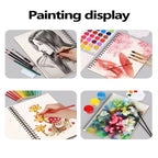 30-Sheet spiral bound sketchbook Acid-Free Thick Drawing Paper Pad (A4, A5, A6; 8K/16K Options) for Sketching and Oil Pa