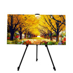 Portable Adjustable Metal Sketch Easel, Foldable Travel Easel with Bag, Artist Art Supplie Stand, Outdoor Sketch Drawing