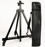 Portable Adjustable Metal Sketch Easel, Foldable Travel Easel with Bag, Artist Art Supplie Stand, Outdoor Sketch Drawing