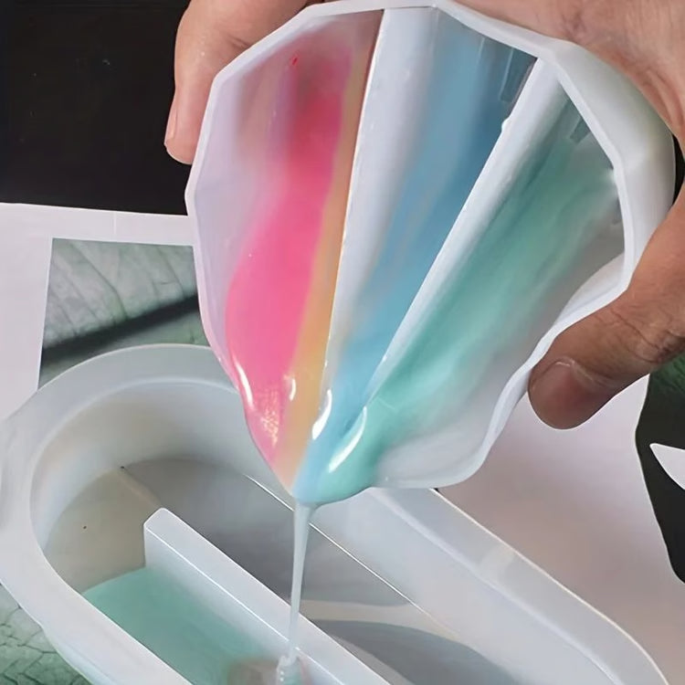 Fluid Art Silicone Paint Diverter DIY Craft Pour Tool