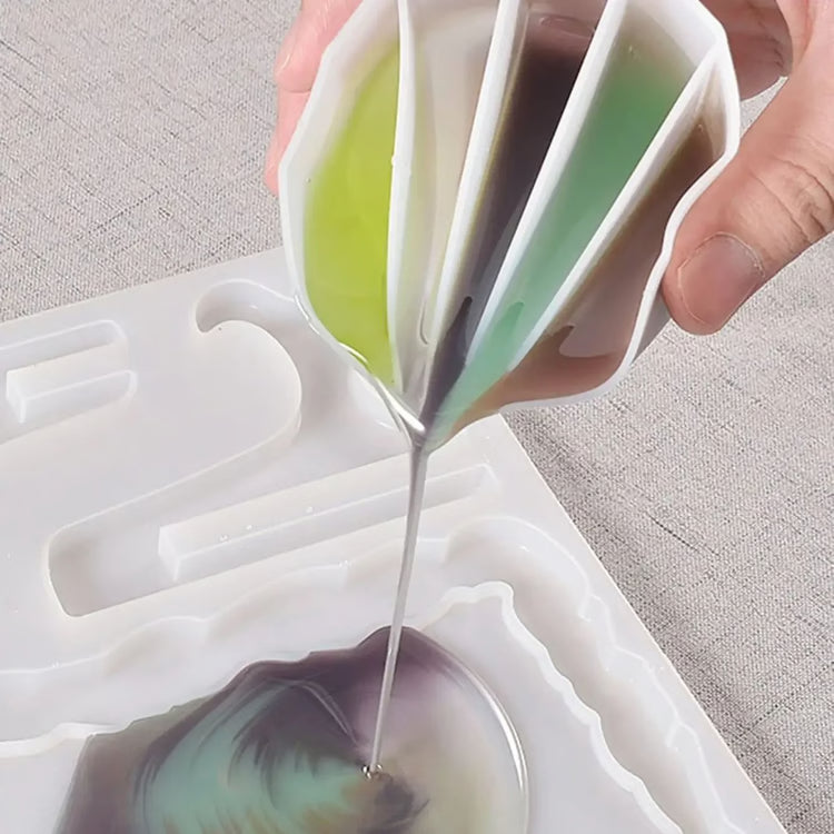 Fluid Art Silicone Paint Diverter DIY Craft Pour Tool